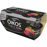 Yogurt, Greek, Mixed Berry Flavored, Blended, 4 Pack