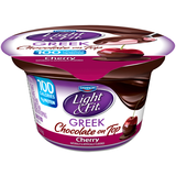 Greek Nonfat Yogurt, Chocolate on Top, Cherry