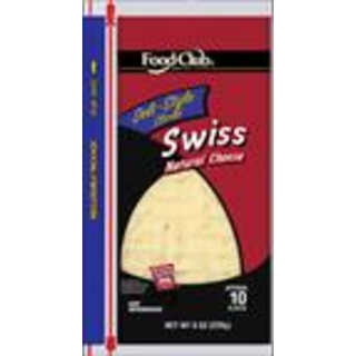 Deli-Style Sliced Swiss Cheese