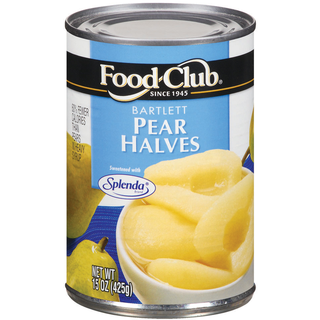 No Sugar Added Bartlett Pear Halves