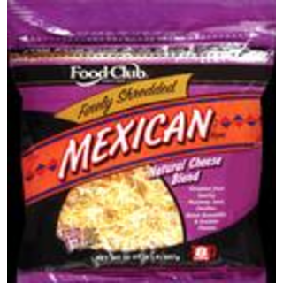 Cheese, Blend, Finely Shredded, Mexican Style