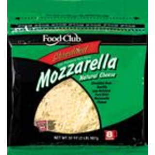 Shredded Cheese, Part-Skim, Mozzarella, Low-Moisture