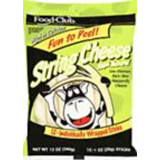 String Cheese, Part-Skim, Mozzarella, Low-Moisture
