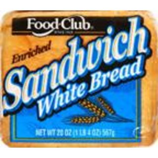 White Bread, Enriched, Sandwich