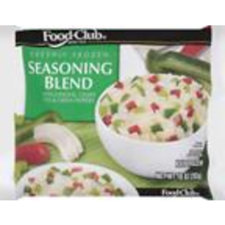 Seasoning Blend, Onions, Celery, Red & Green Peppers