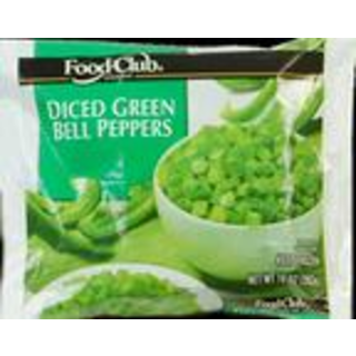 Diced Green Bell Peppers
