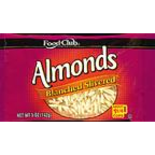Almonds, Blanched Slivered