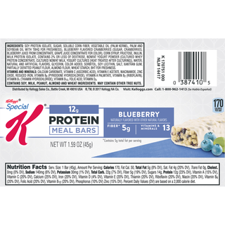 Blueberry Protein Meal Bar