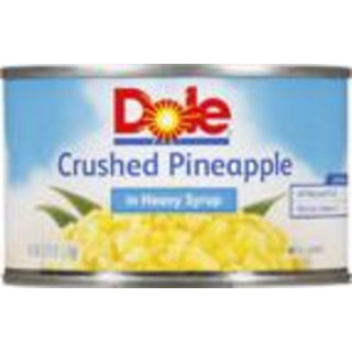 Dole® Crushed Pineapple In Heavy Syrup 8.25 Oz. Can