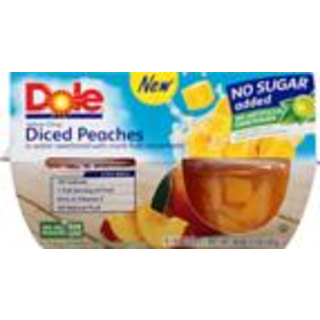 Diced Peaches, Yellow Cling