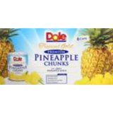 Dole® Tropical Gold® Pineapple Chunks In 100% Pineapple Juice 8-20 Oz. Cans