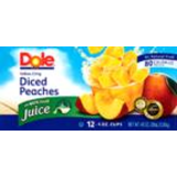 Diced Peaches, Yellow Cling