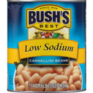 Bush's Best® Low Sodium Cannellini Beans 111 Oz. Can
