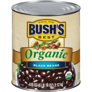 Bush's Best® Organic Black Beans 110 Oz. Can