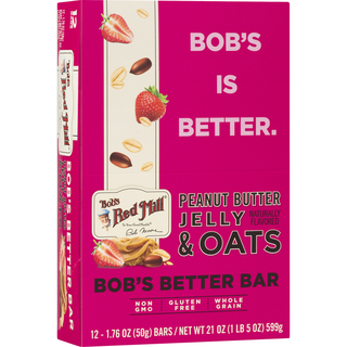 Bob's Bar, Peanut Butter, Jelly & Oats