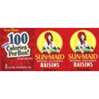 California Sun-Dried Raisins 6-Pack/1oz Cartons