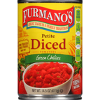 Petite Diced Tomatoes, Green Chilies