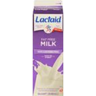 Milk, Fat Free, Lactose Free