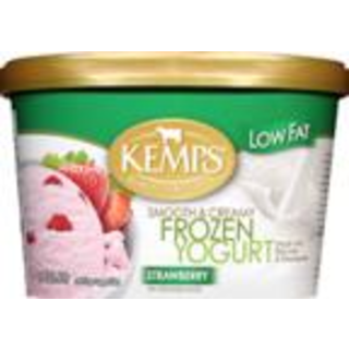 Frozen Yogurt, Strawberry Low Fat