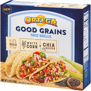 Taco Shells, White Corn & Chia Seeds