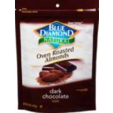 Natural Oven Roasted Almonds, Dark Chocolate