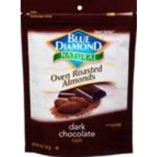 Natural Oven Roasted Almonds, Dark Chocolate