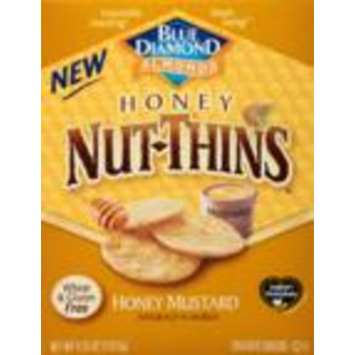 Honey Nut Thins Cracker Snacks, Honey Mustard Flavor
