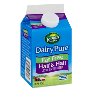 Dairy Pure, Fat Free, Half & Half