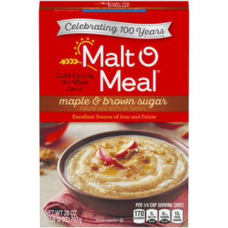 Hot Wheat Cereal, Maple & Brown Sugar