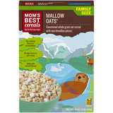 Mallow-Oats, Sweetened Whole Grain Oat Cereal W/Natural Marshmallow Pieces