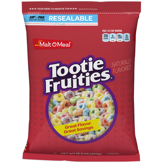 Cereal, Tootie Fruities