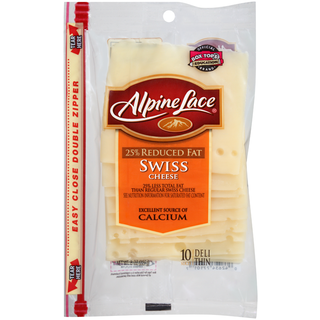 25% Reduced Fat Swiss Cheese