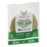 Wraps, 7 Sprouted, Whole Grain, Spring Kale Spinach