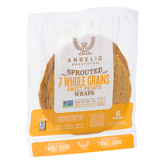 Whole Grain Wraps, Turmeric Sweet Potato