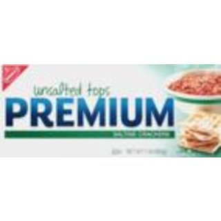 Saltine Crackers, Premium, Unsalted Tops