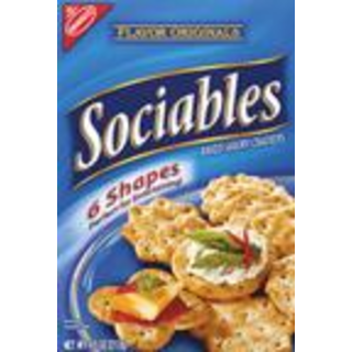 Sociables Baked Savory Crackers