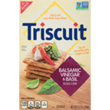 Crackers, Balsamic Vinegar & Basil