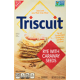 Rye Crackers with Caraway Seeds