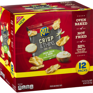 Crisp & Thins, Cream Cheese & Onion
