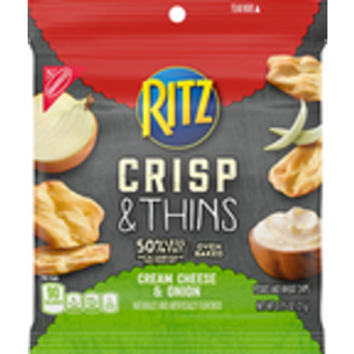 Crisp & Thins, Cream Cheese & Onion