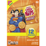 Cheese Nips Baked Snack Crackers 12 Ea