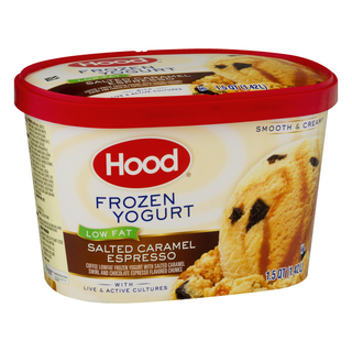 Salted Caramel Espresso Frozen Yogurt