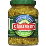 Claussen Premium Sweet Pickle Relish, 10 Fl Oz Jar