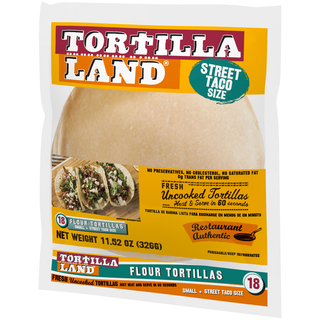 Tortilla Street Taco Size