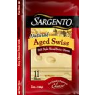 Cheese Slices, Natural, Aged Swiss