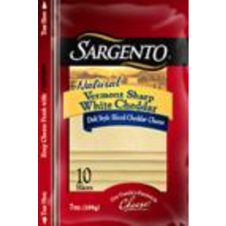Sliced Cheese, Deli Style, Vermont Sharp White Cheddar