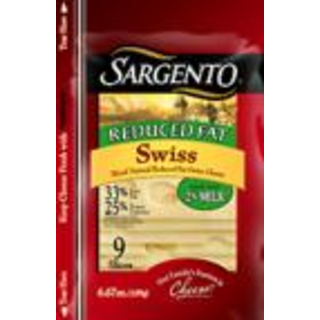Reduced Fat Swiss Sliced Cheese
