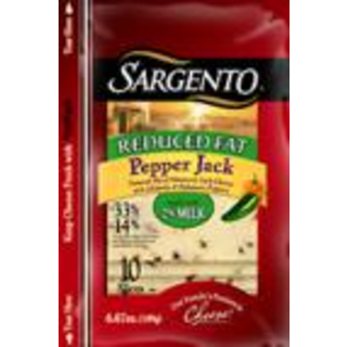 Cheese Slices, Reduced Fat, Pepper Jack