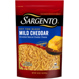 Shredded Cheese, Mild Cheddar, Traditional Cut