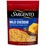 Shredded Cheese, Mild Cheddar, Off the Block, Fine Cut